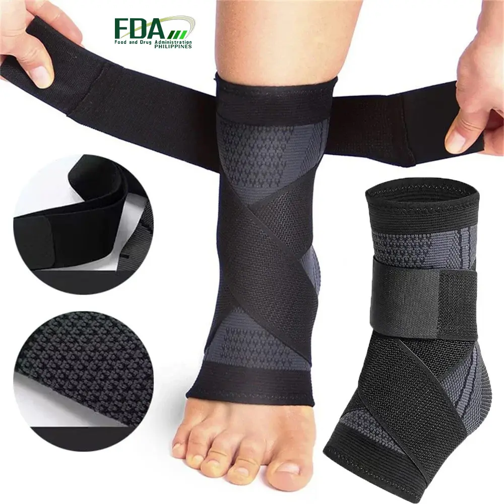 ETHAN HOME Adjustable sports ankle support strap Strong compression anti-twist foot support strap