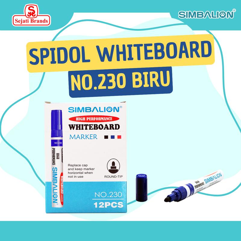 Simbalion Spidol Whiteboard Marker No.230 1 Pcs papan stationery - Shop ...