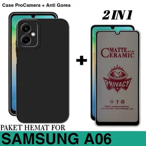 Soft Case For Samsung A06 Free Anti Gores Anti Spy