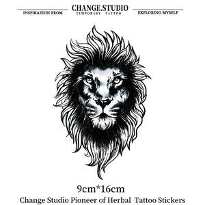 Hình Xăm Tạm Thời, Hình Xăm Sư Tử, Không Thấm Nước Và Chống Trơn Trượt, Miếng Dán Hình Xăm, Kéo Dài Trong 15 Ngày