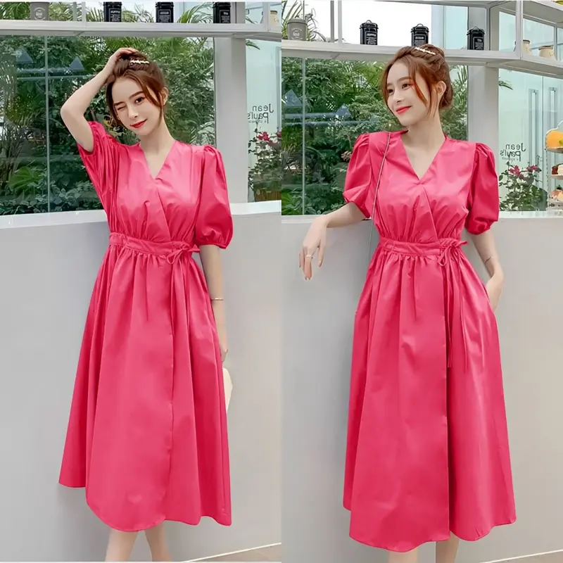 RO Dress Miyuki Big Size XXXL Ld 100 - 120 cm P 120 cm B 308 gr Mosscrepe Viscose #4210 3