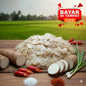 Kicimpring Singkong Mentah Pedas (500 gr) Khas Bandung Camilan Kering Kerupuk Opak Keripik Food Snacks Cemilan Kripik Manis Asin Makanan enak