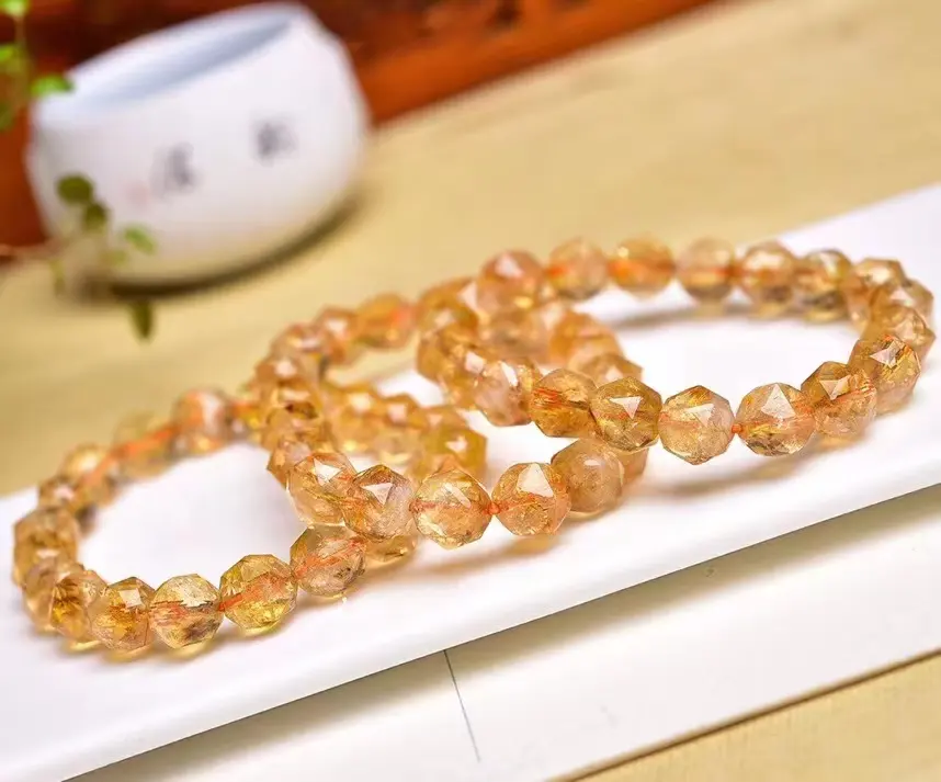 Pure natural versatile Brazilian topaz chain, specifications about 8 mm