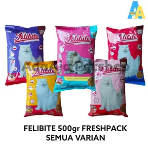 FELIBITE 500gr Makanan Kucing Semua Varian Freshpack