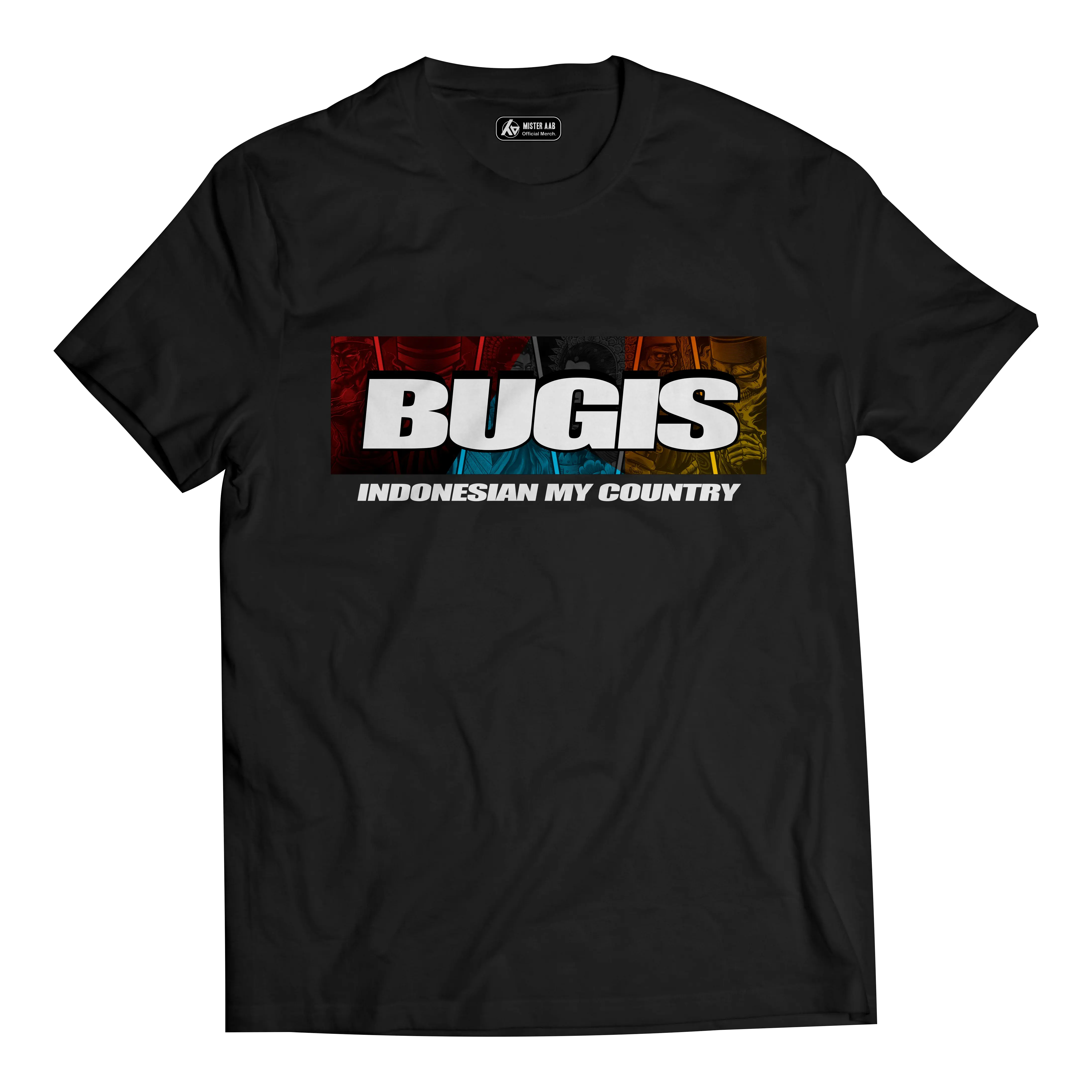 Kaos Bugis Indonesia combed 24s Premium Pria Wanita