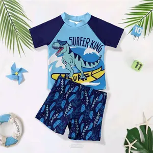 Baju Renang Anak stelan baju celana Karakter 1 sampai 9 Tahun Lengan pendek