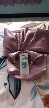 Product Review of SAVIN BY DESMIRA -[ FREE SAJADAH ] MUKENA ELZYA CRADENZA SILK PREMIUM 2in1 Polos Cantik Dewasa Traveling from 🔥**🔥 0