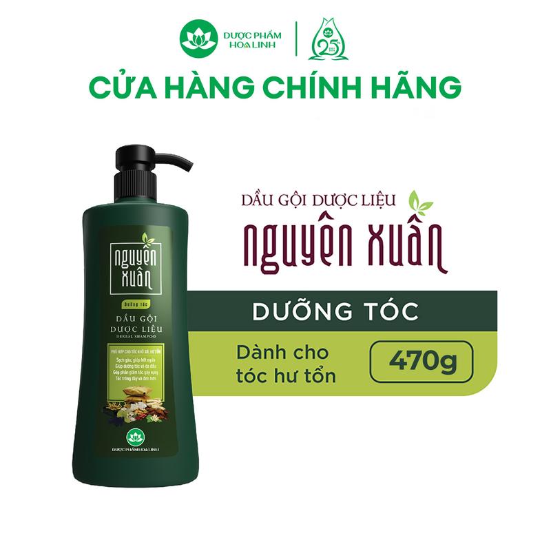 Dầu gội dược liệu Nguyên Xuân Xanh dưỡng tóc 520g