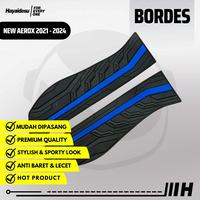 Gambar Hayaidesu New AEROX 2021-2024 Floor Step Boardrest Karpet Pijakan Kaki Motor - Bordes Premium Quality - Merah dari Hayaidesu Indonesia Kab. Tangerang 1 Tokopedia
