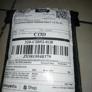 serbet dapur warna / lap dapur kain JUMBO 1 LUSIN UKURAN 60X60 CM bahan cotton tebal Putih Kotak