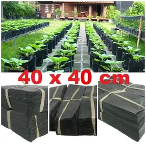 Polybag tanaman ukuran 40x40 1kg - polybag planter ukuran 40x40 1kg isi ± 30 pcs - Planter taman polybag