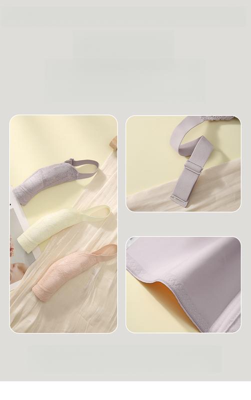 Product Introduction of 【UfurSkin】34-44BCD New plus-size lace underwear Thin bra with small bra women's thin cup bra retraction breast top support brawomenswearladycomfortbridalbasicminimalist----916# 7