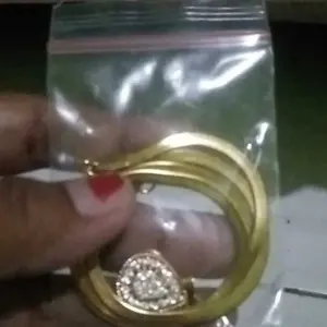 KALUNG TITANIUM GEPENG LIONTIN BUTIR PRMATA OVAL ANGGUN DAN ELEGAN ANTI KARAT TAHAN PUDAR