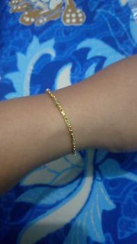 Product Review of gelang bambu kecil Kuning Perhiasan Kuning Perhiasan from G**💞 0