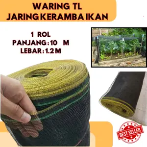 Jaring waring tl ukuran 10m x120cm jaring waring serbaguna untuk kandang ayam tanaman kolam ikan