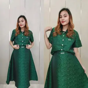 Setelan Rok Cantik 9493/SetRok Wanita Cantik Formal JeshopFashion