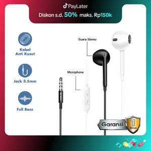 Headset/Handsfree YESPLUS YS-124 Harga Terjangkau Hifi Headset Kabel 4D Earphone+Mic Bass Headphones Earbud