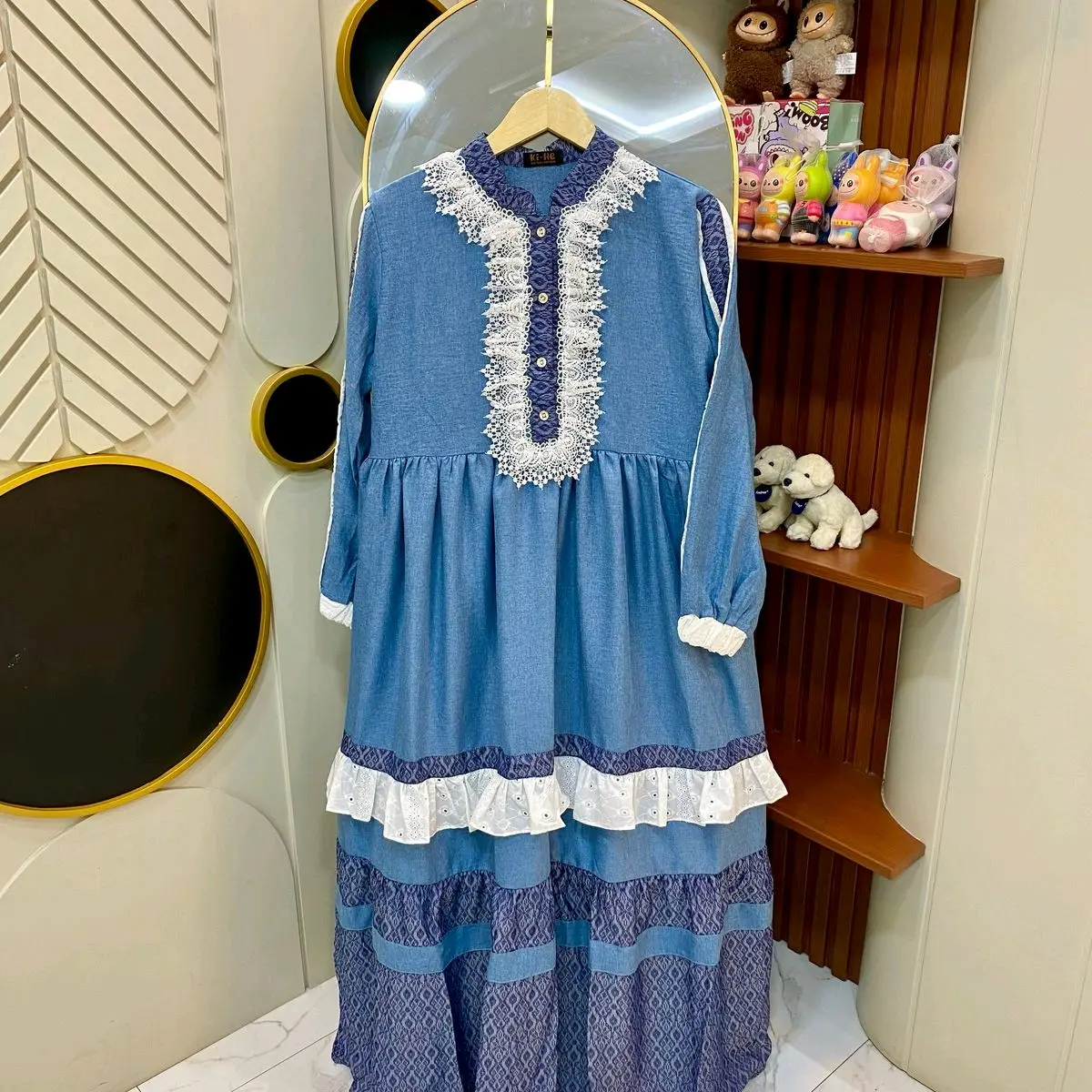 angelina gamis mewah wanita dewasa kode B04