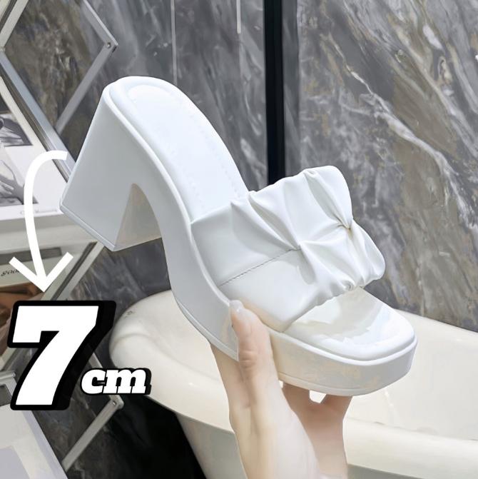 Dép Đế Xuồng Cao Su HFD Hàn Quốc Dành Cho Nữ # HFD Thêm 1 Cỡ DéP Shoes Sandal Đồng