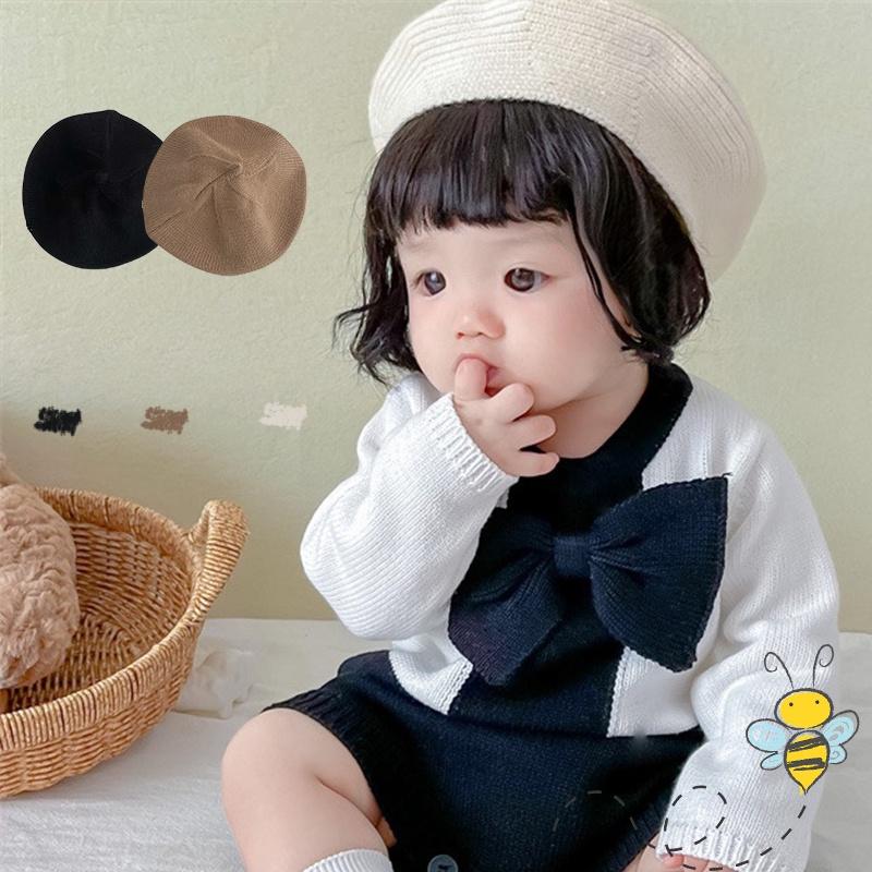  Mũ Mùa Đông Phong Cách Hàn Quốc Cho Bé Mũ Nồi Dệt Kim Cho Bé Trai Và Bé Gái 0-4 Tuổi Mũ Máy In Mùa Xuân Trang Phục Trẻ Em 