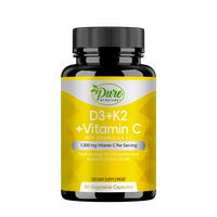Gambar Vitamin D3 K2 + C 1000MG - KesehatanTulang & Jantung, Meningkatkan Kekebalan Alami! dari Pure By Nature Shop Kab. Tangerang 4 Tokopedia