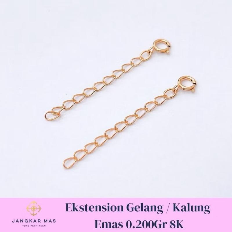Ekstension Kalung / Gelang 0.200Gr 8K 3.5Cm