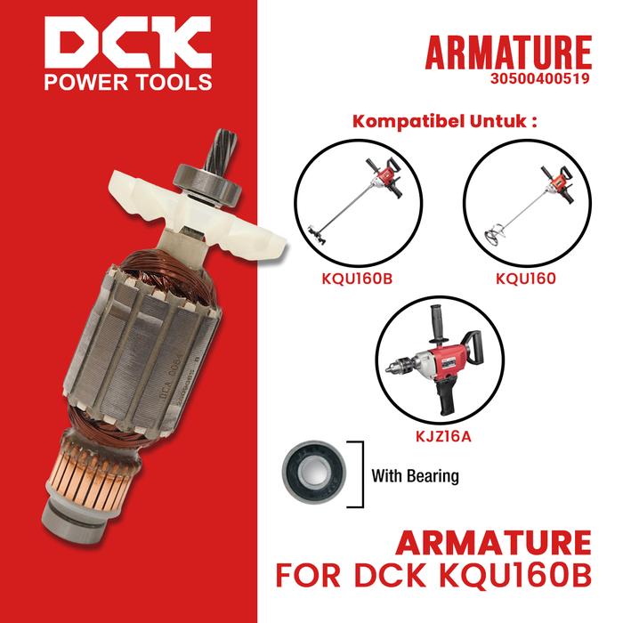 Gambar Armature/Angker untuk Mixer KQU/DQU/AQU160B dari DCK Power Tools Indonesia Kota Administrasi Jakarta Barat Tokopedia