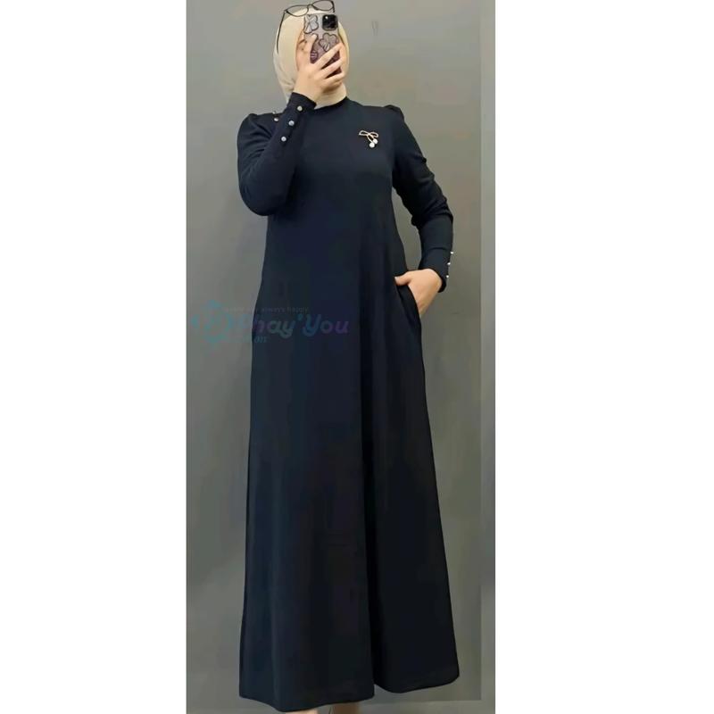 Product Introduction of Luna Gamis Dress Knit Baju Wanita dewasa remaja 5
