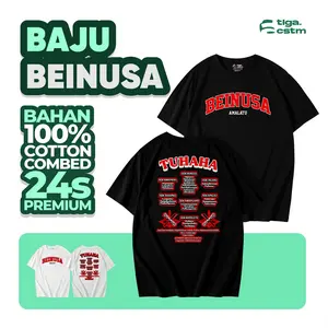 Kaos BEINUSA Tshirt Baju Distro Cotton Bombed 24s UNISEX KAOS BEINUSA MALUKU