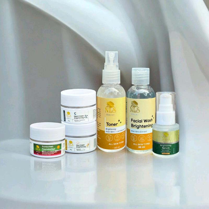 Paket Glowing NLS Skincare BPOM Original NLS Glow Mencerahkan Wajah Kusam Berminyak Flek Hitam Jerawat Penuaan Dini 0