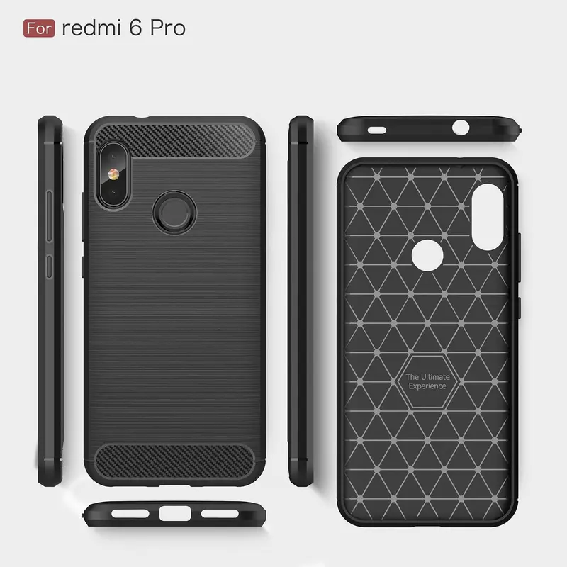 Soft Case For Xiaomii Mi A2 Lite (Redmi 6 Pro) 5.84inch 2018 Softcase Casing - Hitam 2