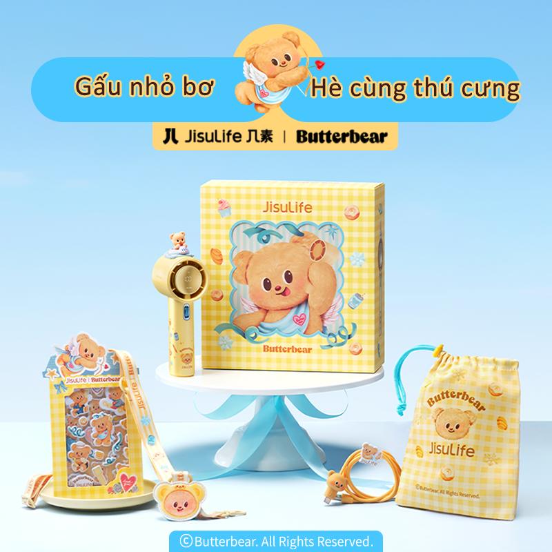 Quạt Nhỏ cầm tay USB, JisuLife, Dung lượng 5000mAh, Thích hợp cho sinh viên, Thích hợp cho các môn thể thao ngoài trời, du lịch và các tình huống khác, Thuận tiện để mang theo