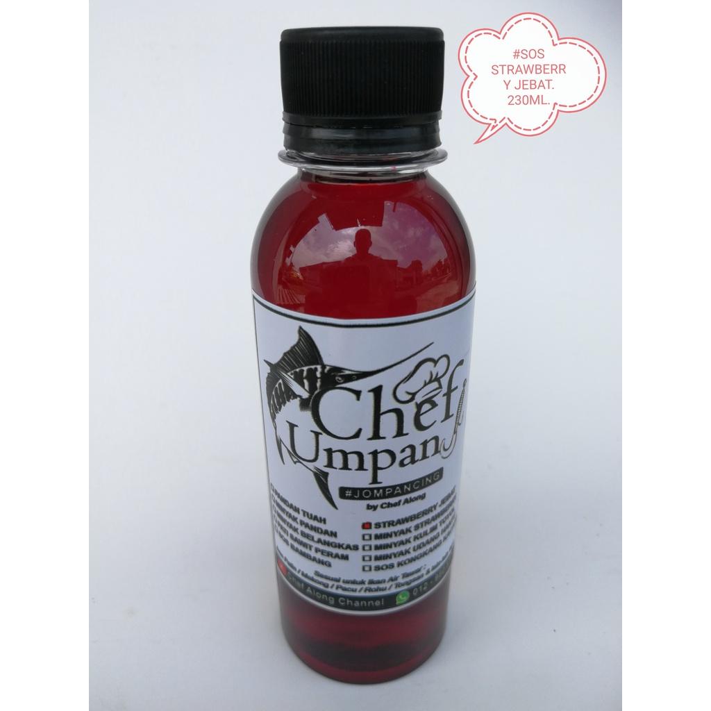Minyak Strawberry Chef Along Umpan Minyak Pancing Memancing Ikan Fish Fishing Oil