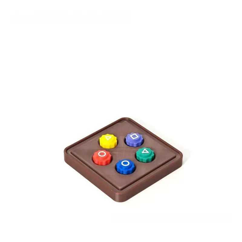 Squid Game-Inspired Korean Folk Game Set | TraditionalGames Collection: Jebi Kicks, Gong-gi, Biseokchigi, Paeng-y,DDAKJl | Fun for Family & Travel, Stone Catching GameJack Stone Pebbles Set, Prited-gonggi figurine, Squidgame-inspired, Ebi kick 6