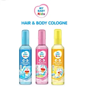 MY BABY Kids Hair & Body Cologne 100ml|| Pink,biru,kuning|| wangi tahan lama