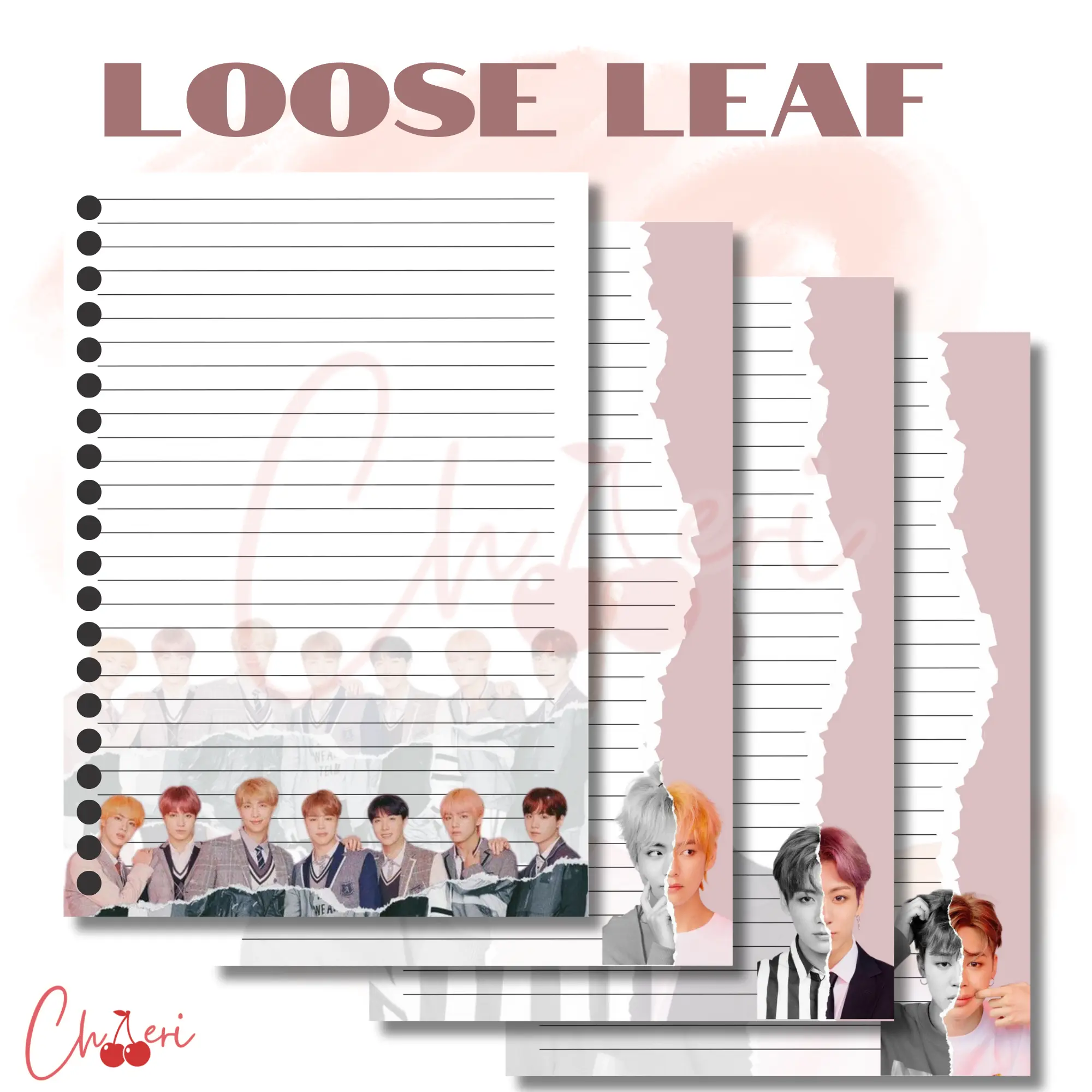 Loose Leaf | Binder Revil | Isi Binder [KPOP] BTS Edition Kertas Paper Stationery