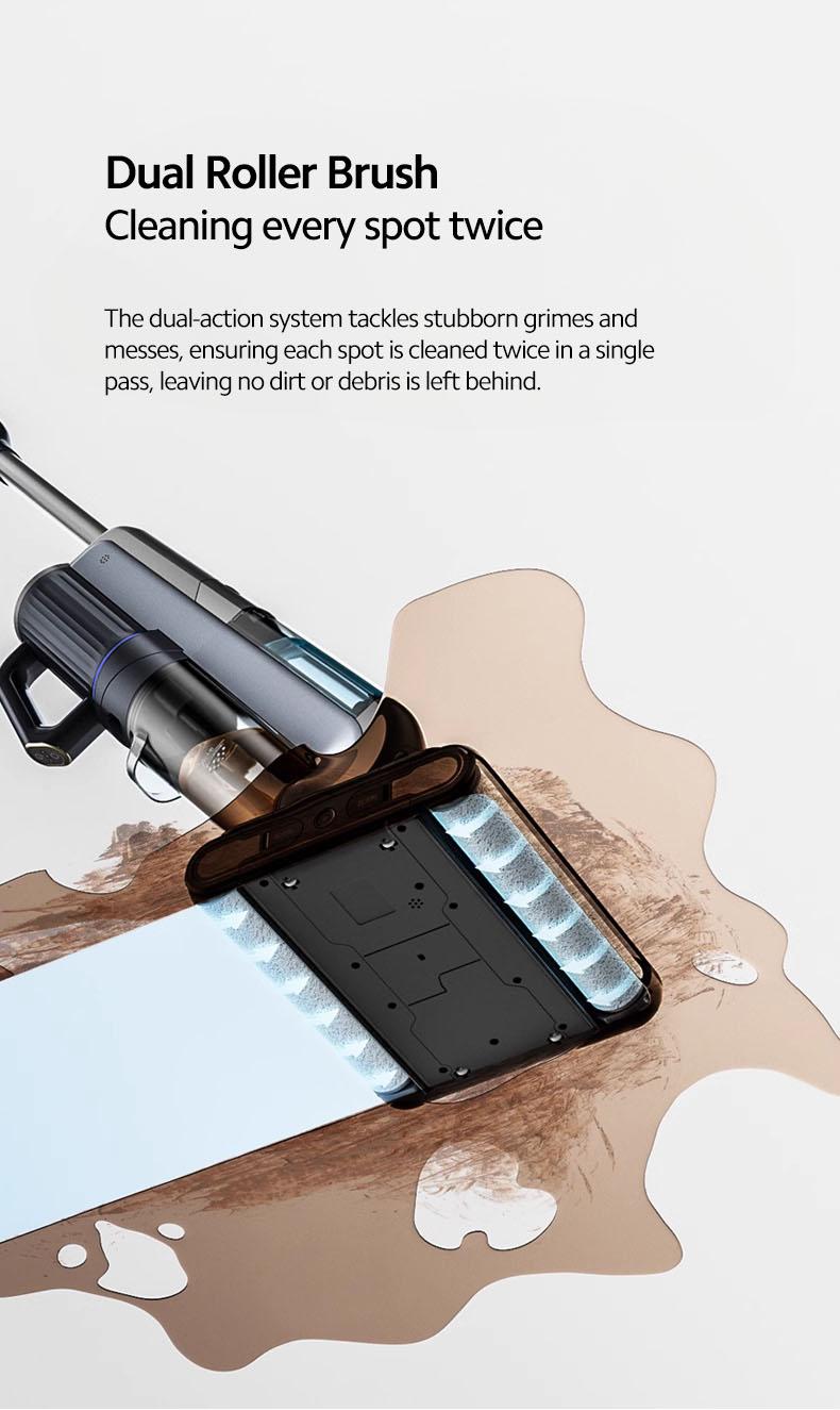 Product Introduction of Vaqoo Q09 Wet Dry Vacuum Cleaner Smart Auto Dirt Detection Self-Cleaning Sterilisation 37