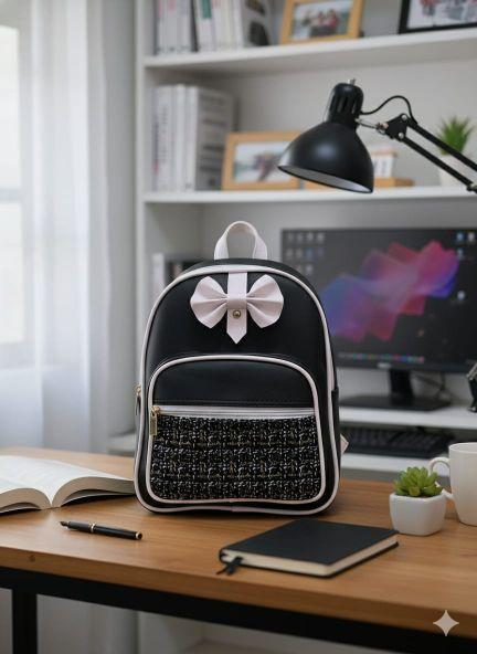 tas ransel pita wanita serbaguna tas gendong bahan sintetis dan kanvas