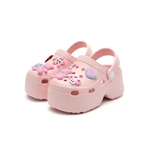 Sandal Baim Wedges Anak Perempuan Terbaru Sandal Anak Cewek Karakter Bear Sendal Kodok Anak Viral Tali Belakang