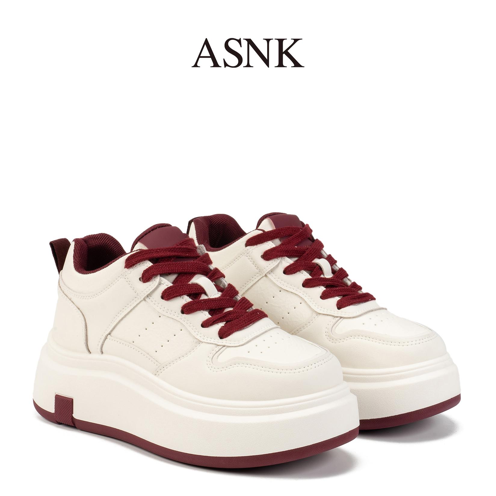 ASNK SEPATU PUTIH WANITA MID KOREAN CASUAL SHOES HG-6117