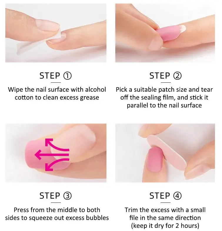 Kuku Palsu Dapat Dipakai Semi Buatan Tangan Tangga Super Pendek Mata Kucing Ukuran Penuh XS/S/M 10PCS/SET Nail Art Polish 001 017 040 8
