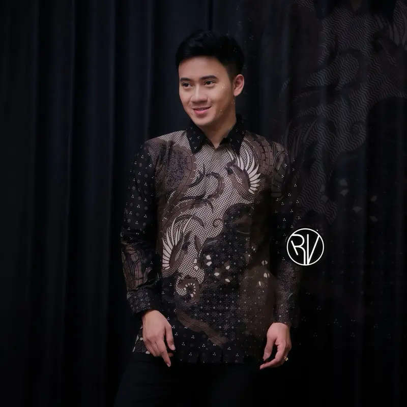 ATAMA| Kemeja Batik Pria Formal Lengan Panjang Halus Premium Keren| Baju Batik Cowok Slimfit| Batik Laki Laki Dewasa Katun Murah Motif Modern Masa Kini Bahan Tebal 8