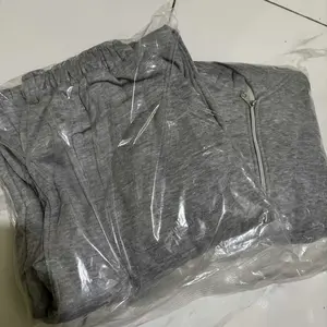 Caelux - ONE SET DOUBLE ZIPPER BOXY HOODIE + BAGGY SWEATPANTS UNISEX