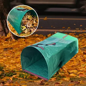 Leaf Bag Garden Bag Leaf Collector Dustpan Type Garden Bag Pool Collecting Leaves Large Leaves Lawn Trash Garden Leaf Waste Bag