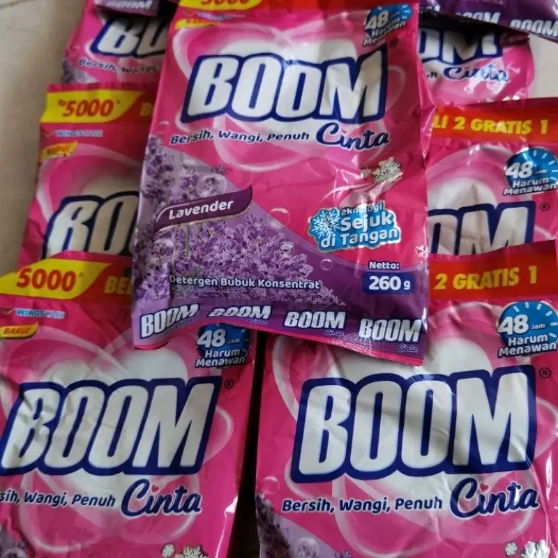 SABUN CUCI BOOM 10PCS DETERGENT BUBUK BOOM 3