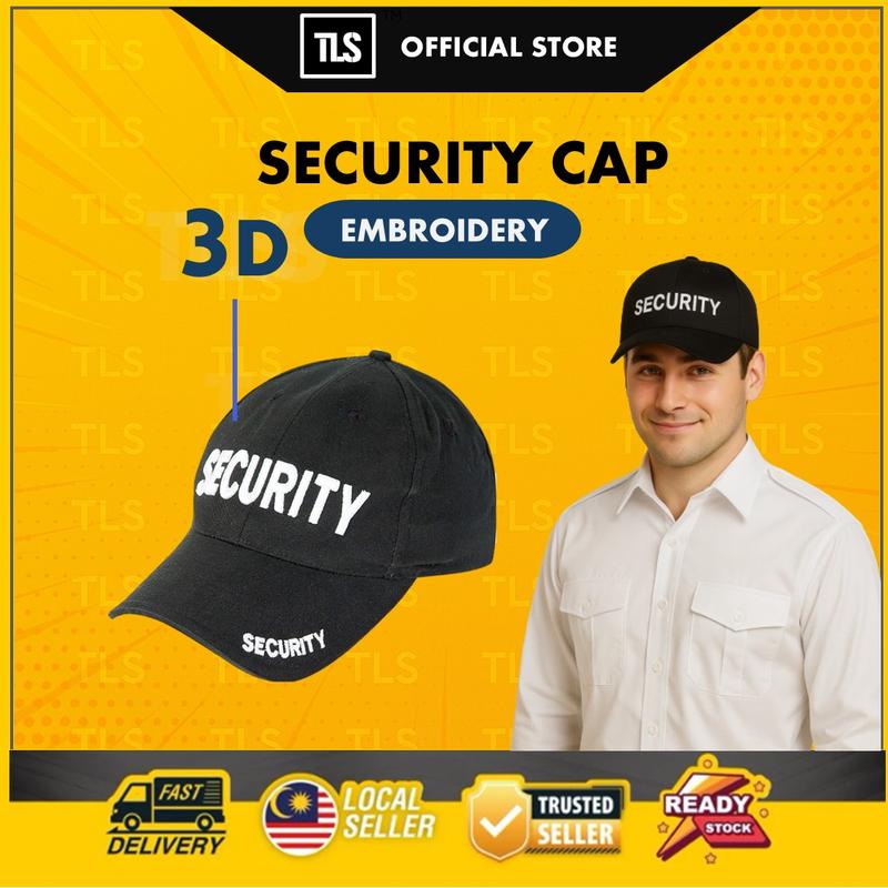 TLS Security baseball Cap / Trendy Cap Security/ Topi Security - TikTok ...