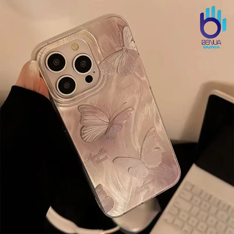 SS1007 Case Casing Gradasi Butterfly dan Pita Mutiara Compatible For Y01 Y02 Y02T Y02S Y03 Y12 Y12S Y15 Y15S Y17 Y17S Y18 Y20 Y21 Y21A Y21T Y22 Y27 Y27S Y30 Y35 Y35+ Y36 Y38 Y50 Y71 Y81 Y81C Y91 Y91C Y93 Y95 Y100 Y200 Y200E 4G 5G Silikon Softcase BD 4