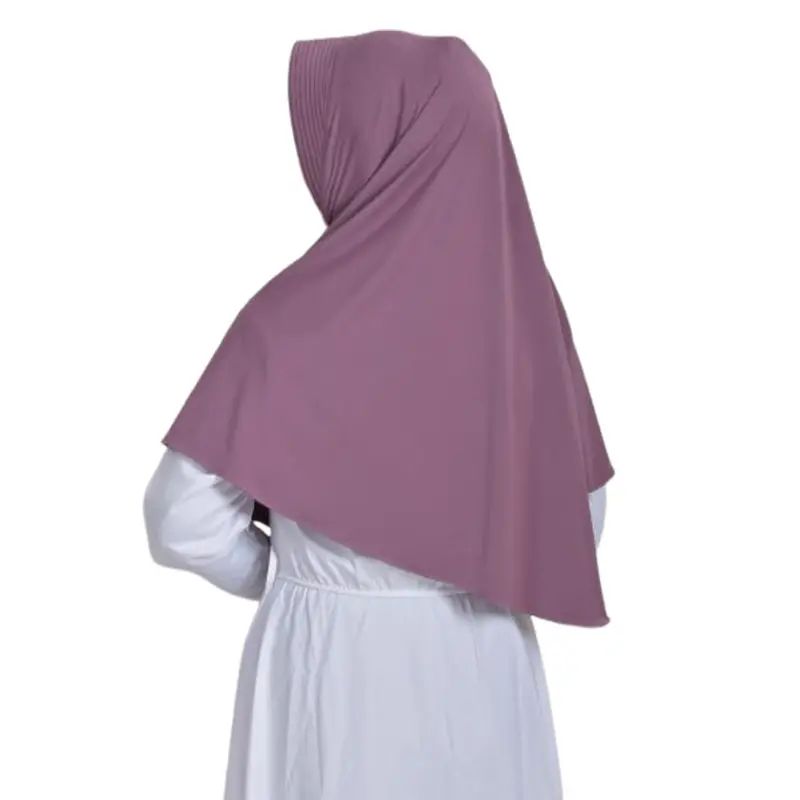 Hijab Instan Hamidah Premium Jersey untuk Wanita Muslim - Ukuran S, M, L - Nyaman Lembut Kerudung Panjang 5