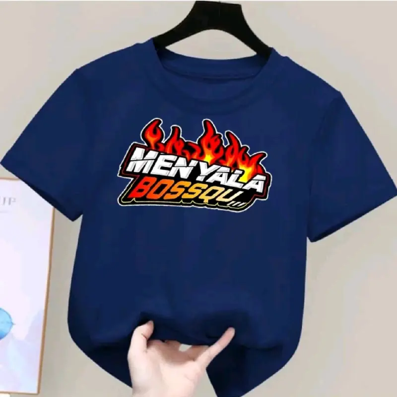 Kaos anak unisex usia 2-10 MOTIF Menyala Bossqu Pakain anak cewek cewok Perempuan Katun Bayi Cowok Combed Cotton Distro 4