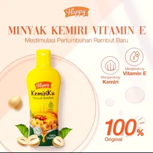 HAPPY Minyak Kemiriku 100ml / Minyak Kemiriku Menutrisi Rambut Dan Mencegah Kerusakan Rambut.